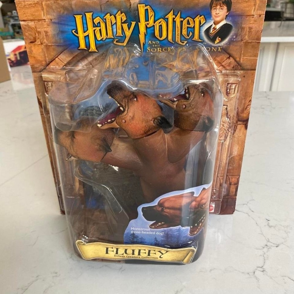 Harry Potter Fluffy‎ Deluxe Creature Collection 2001 Mattel NIB (3-Headed Dog)
